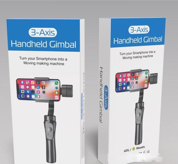 

h2 h4 3 axis usb charging video record support universal adjustable direction handheld gimbal smartphone stabilizer vlog live