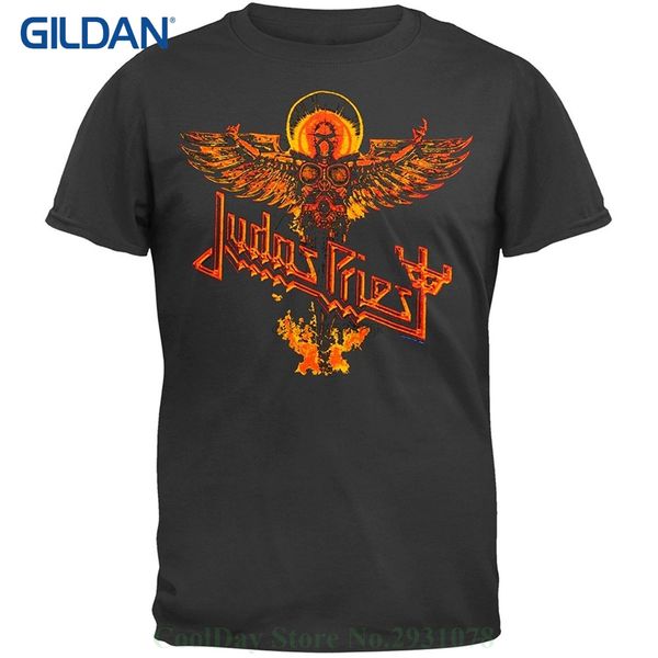 

2019 new pure cotton short sleeves hip hop fashion mens t-shirt judas priest - mens retribution t-shirt