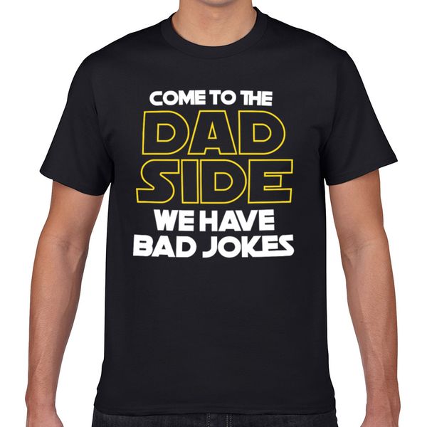 

t shirt men dad side comic inscriptions geek short male tshirt xxxl