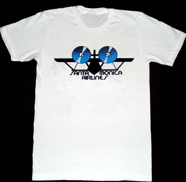 

sma santa monica airlines tshirt урожай подарков для мужчин женщины смешные tee