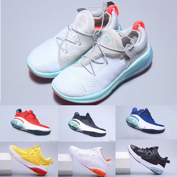 

new release kids joyride shoes run fk knit running shoes for men white sail black orange university red blue volt childrens trainers sneaker