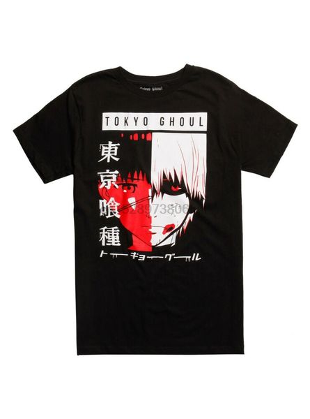 

new tokyo ghoul kaneki split face t-shirt size us xl pre-order