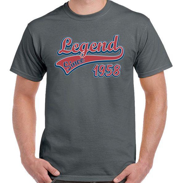 

2020 fashion legend since 1958 - mens funny 60th birthday t-shirt 60 year old tee shirt