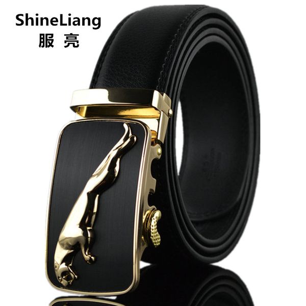 

2020 belts for men leather designers luxury wide 3.5cm metal automatic buckle waist strap hombre male, Black;brown