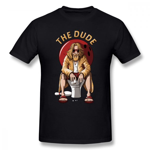 

movie the big lebowski the dude t shirt custom short sleeve mens t-shirts hip hop camiseta oversize o-neck cotton fitness men