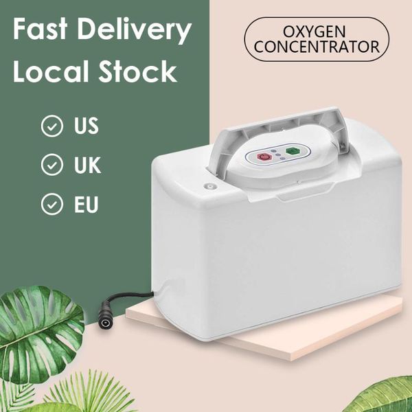 

portable oxygen concentrator with battery 110v/220v generator machine car charger home air purifier compact ozone generators