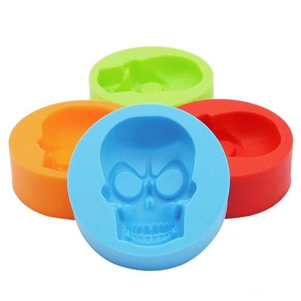 

diy creative skull head silicone mold for cake chocolate cookies baking moulds cupcake kitchen craft tool bakeware pastry tools wholesale