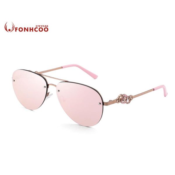 

fonhcoo vintage retro aviation metal frame quality sunglasses women brand design male sun glasses driving oculos feminino, White;black
