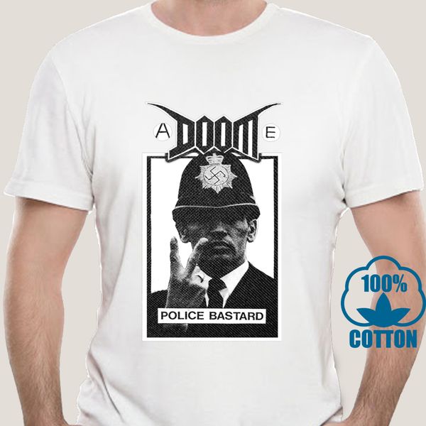 

1907a doom - police bastard t-shirt (crust punk d-beat