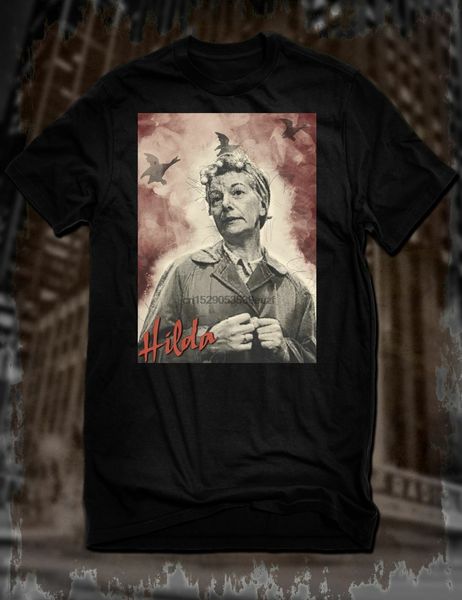 

new black hilda ogden t shirt coronation street tee tv sitcom jean alexander