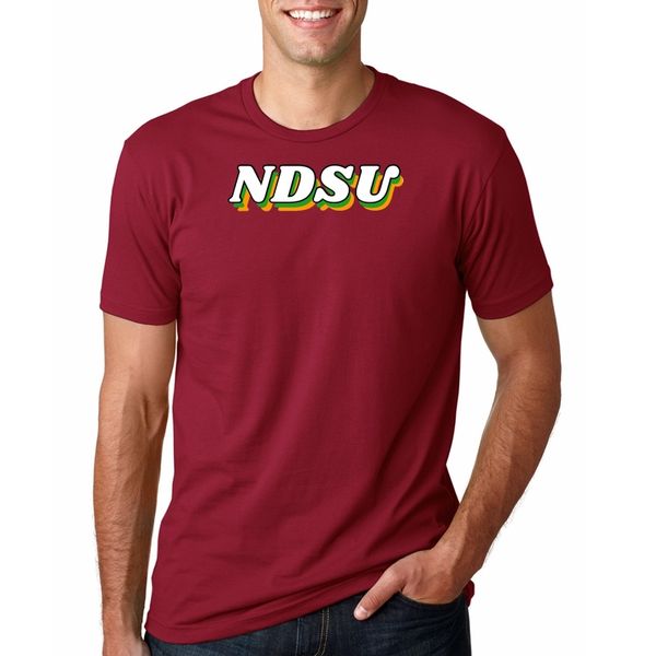 

north dakota state university t рубашки мужские o шеи из био-хлопка