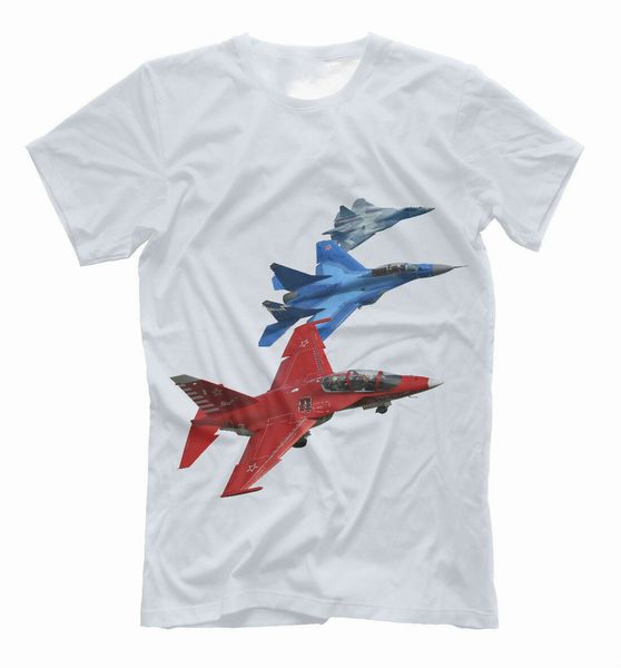 

aeronautical tricolor new t-shirt russian army air force aircraft 899221