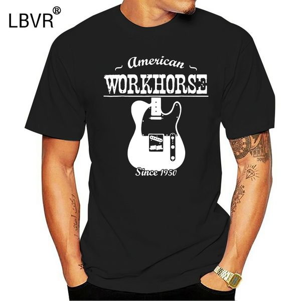 

american workhorse since 1950 telecaster electric guitar t-shirt