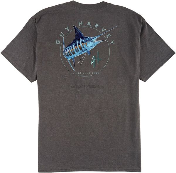 

мужчины футболка guy harvey mens switchblade t-shirt