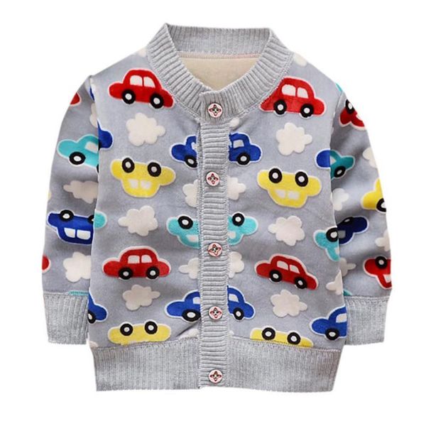 

baby children clothing boys girls knitted cardigan spring autumn cotton outer wear, Blue;gray