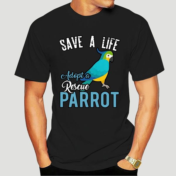 

men t shirt adopt rescue parrot j tshirts women t-shirt-3760a