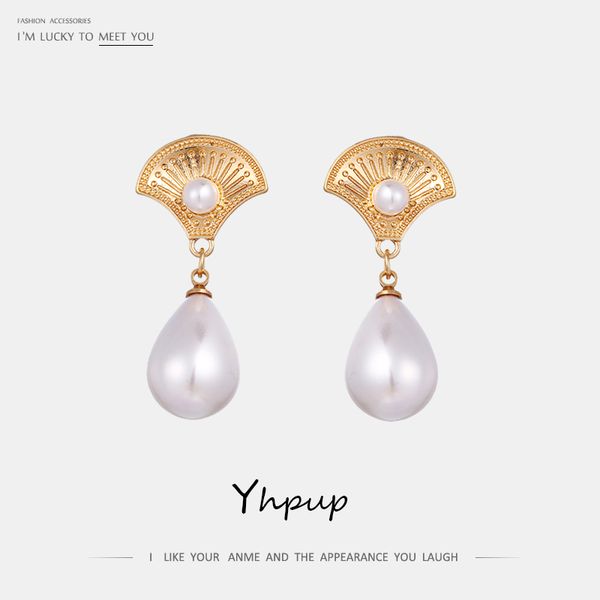 

yhpup new romantic golden имитация pearl мотаться серьги для женщин венчания партии ювелирных изделий brincos oorbellen пакета vrouwen, Silver