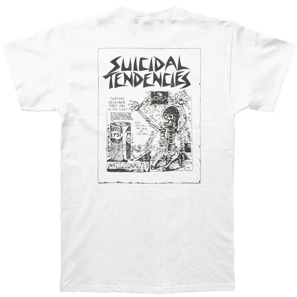 

suicidal tendencies institutionalized punk white shirt (sml-2xl) badhabitmerch