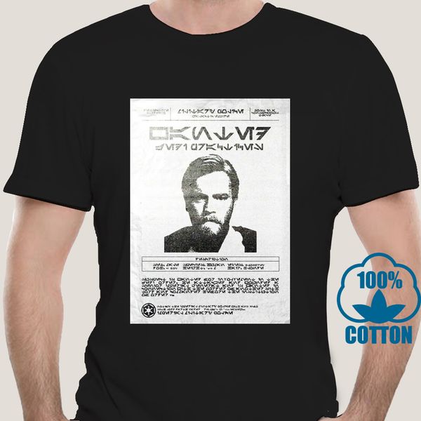 

1407d men t shirt obi wan kenobi wanted t-shirt tshirts women t-shirt