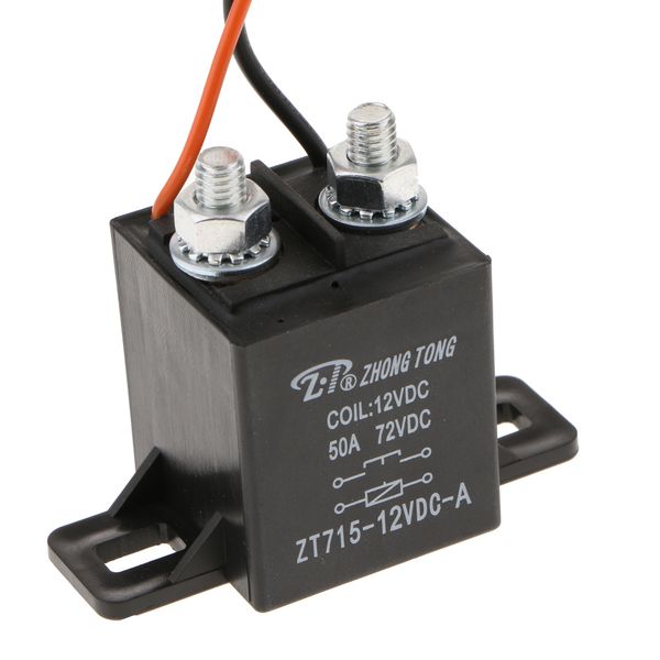 

12v 4pin 50a 50 amp relays car truck van boat heavy duty split on/off relay with wire