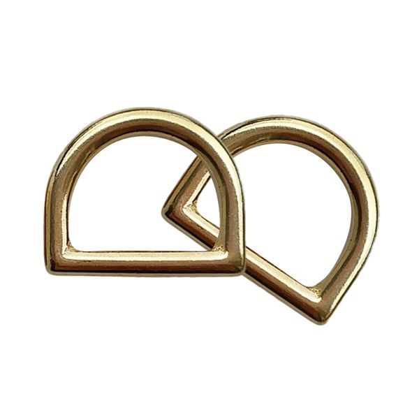 

2pcs heavy duty bent brass d ring for webbing belt dive scuba/industrial & marine