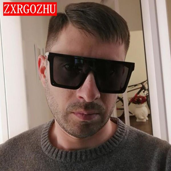 

male flat sunglasses men brand black square shades uv400 gradient sun glasses for women mirror gafas de sol hombre, White;black