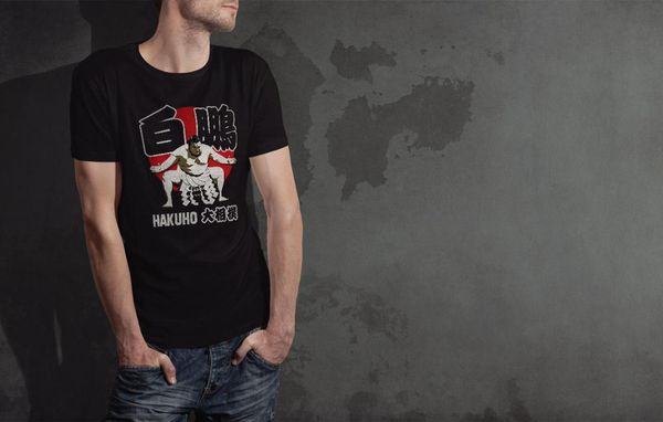 

new japan sumo yokozuna hakuho sho mens t shirts fashion short sleeve o-neck cotton print your own t-shirt