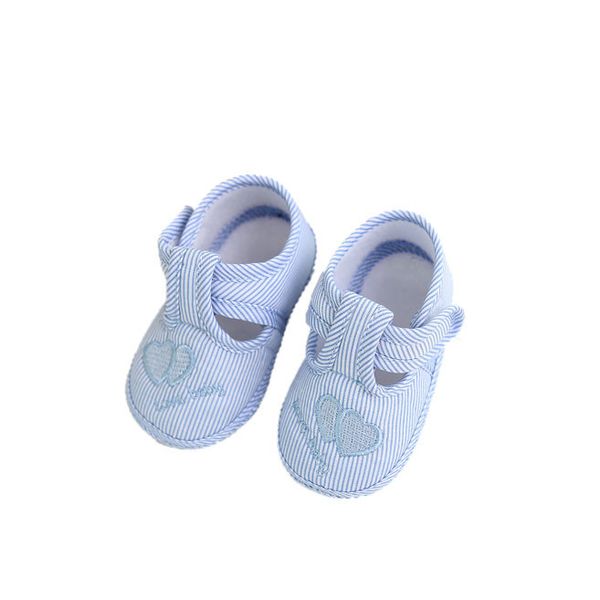 

newborn girl boy soft sole crib toddler shoes canvas sneaker l313, Black
