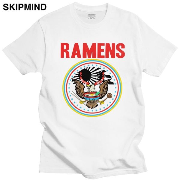 

stylish funny ramens t shirts men short sleeve cotton fashion eagle emblem tee summer harajuku streetwear t-shirt gift clothing