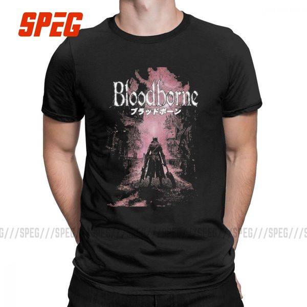 

мужчины футболки bloodborne the old blood hipster чистый хлопок майка с коротким рукавом футболка bloodborn топы для взрослых plus size