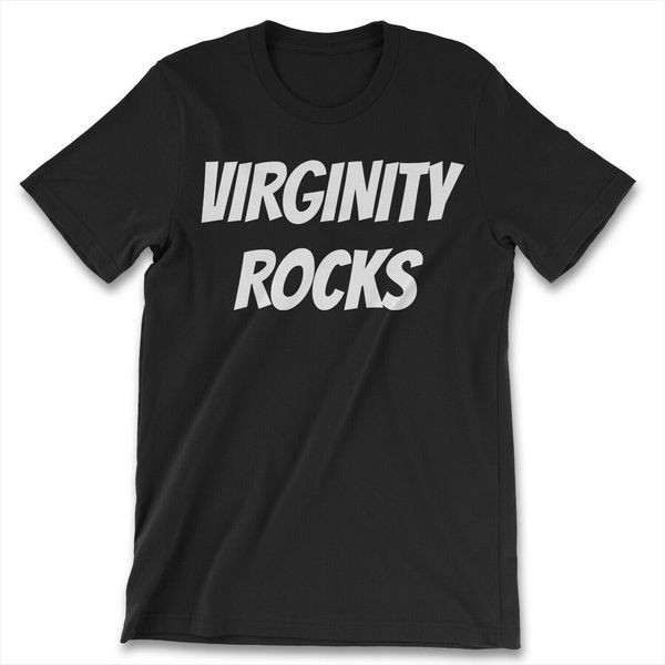 

virginity rocks new mens shirt funny skippy no stylish super classic tee cotton brand fashion tee shirt
