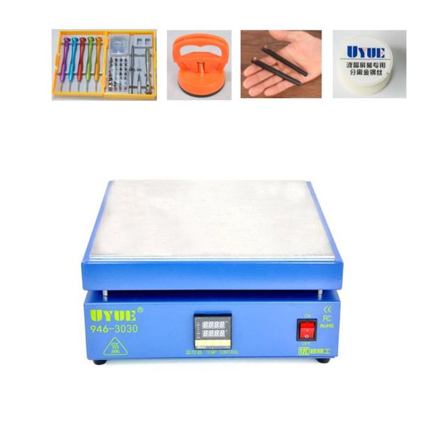 

uyue 946-3030 preheater station constant temperature heating plate station for bga reballing plate digital display