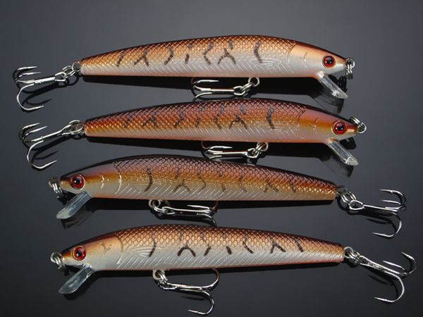 

wholesale 30pcs fishing lures crankbaits minnows hooks 8.4g