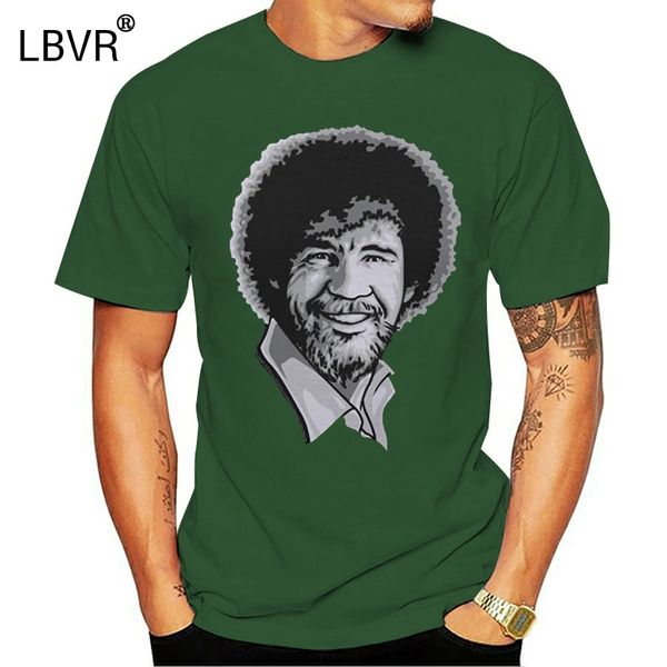 

bob ross the joy of painting smiling happy tonal t-shirt discount new tshirt tshirt funny 100% cotton top