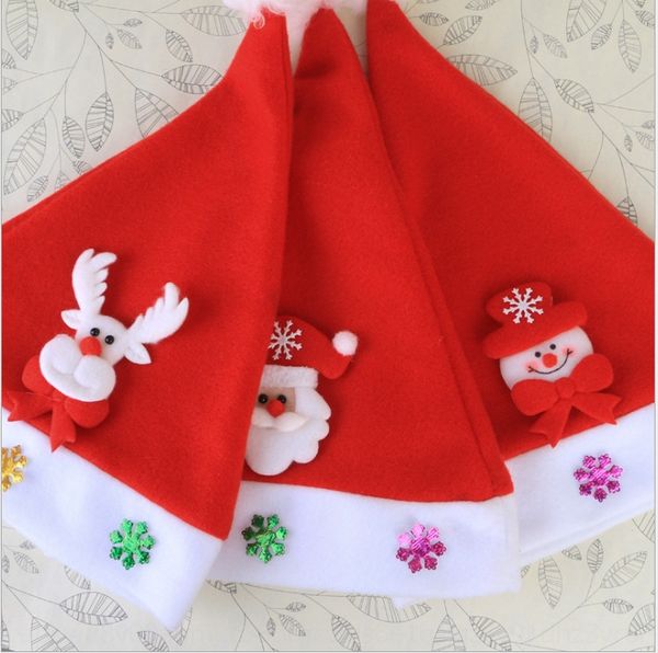 

decorations children's matching supplies evening party children's cartoon decals hatornament christmas hat christmas hat neku8