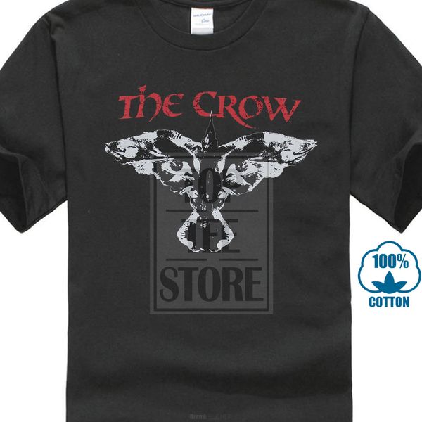 

the crow movie mens t shirt classic crow face logo image 028826