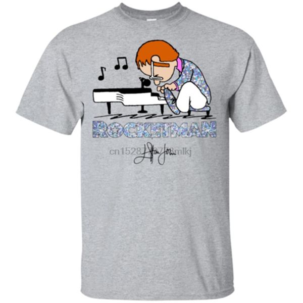 

elton john playing piano rocketman men t-shirt s-3xl light tee shirt