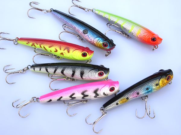 

wholesale 50pcs fishing crankbait lure bait hook 7g/7cm w