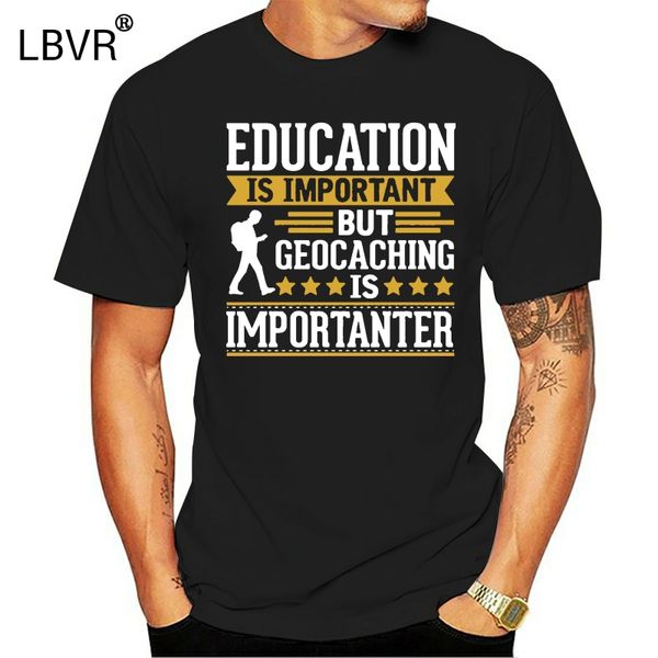 

geocaching is importanter men t shirt team big size cotton crewneck short sleeve custom clothes for men