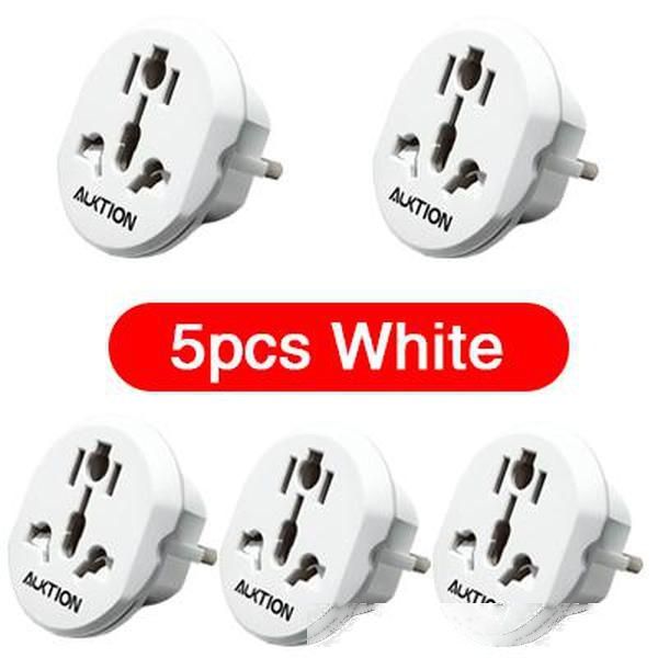 

chargers auktion 5pcs/lot 16a universal eu(europe) power plug socket adapter converter adapter 250v ac travel charger us uk au