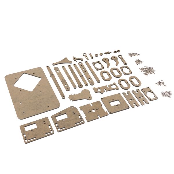 

assembly mechanical robot arm diy kit clamp gripper claw with screws