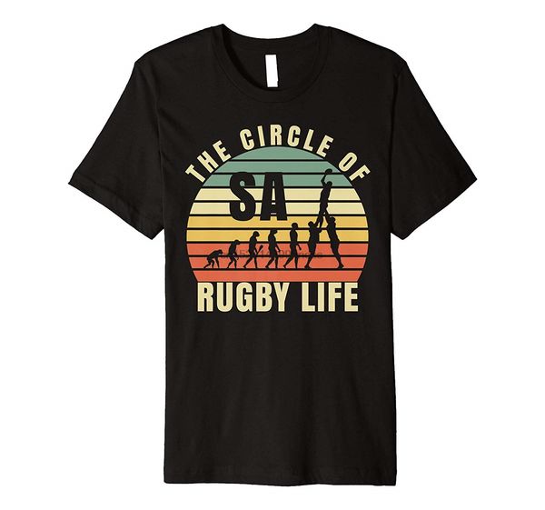 

rugby shirt vintage retro style rugby t-shirt south africa premium t-shirt