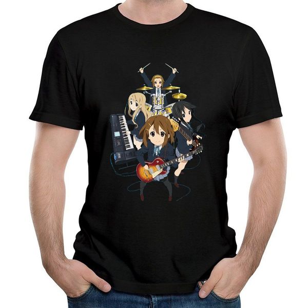 

men's k on anime t shirts black