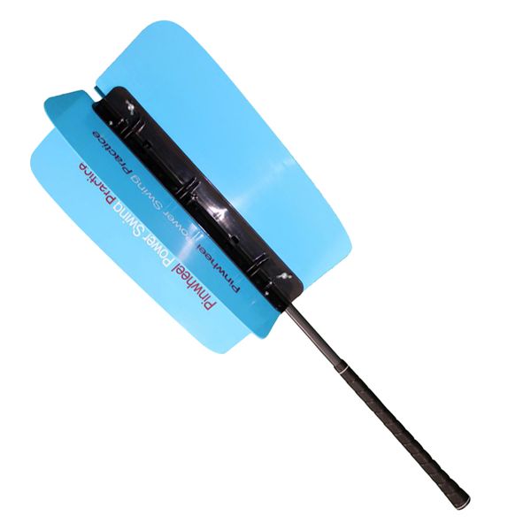 

golf swing power fan resistance practice training aid grip train trainer guide