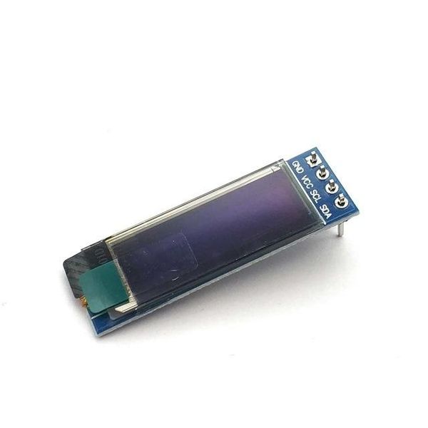 

games & accessories replacement parts 0.91 inch 128x32 iic i2c white / blue oled lcd display diy module ssd1306 driver ic dc