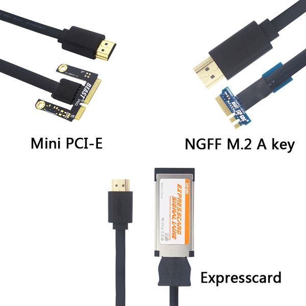 

exp gdc beast hdmi ключевой ngff m.2 кабельный / mini pci-e / expresscard кабель для видеокарт внешней графики для ноутбуков