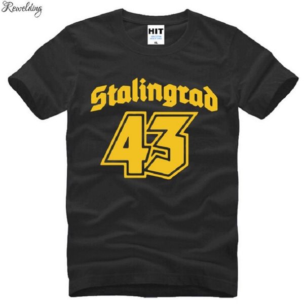 

new designer stalingrad 1943 t shirts men cotton short sleeve world war ii memorial men's t-shirt fashion commemorate tees, White;black