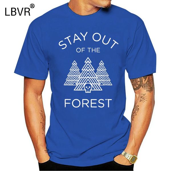 

2019 fashion men t shirt murderino shirt stay out of the forest