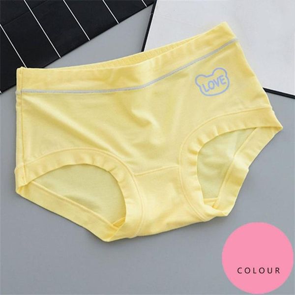 

women's panties cotton breathable women underpants simple design letter print modal briefs middle waist stretchy soft comfortable 2021, Black;pink