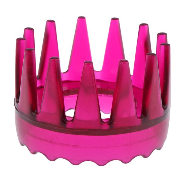 

plastic scalp massaging shower shampoo hairbrush hair care body washing comb, Silver